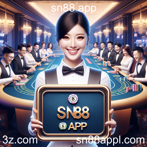 Experiência Imersiva no Cassino Ao Vivo do sn88 App